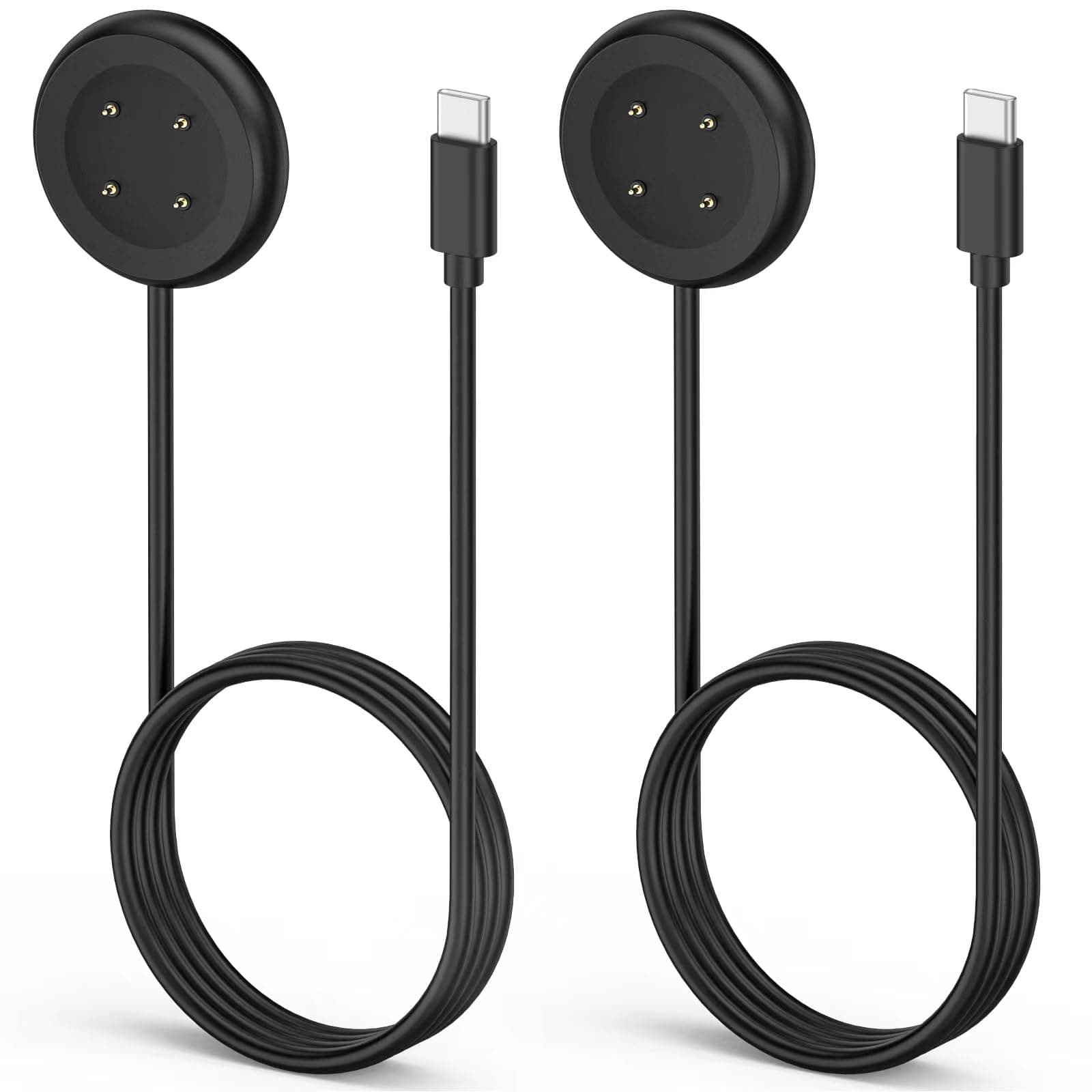 2-Pack Charging Cable for Google Pixel Watch 2/3 and Fitbit Ace LTE Replacement Charger (Type-C)
