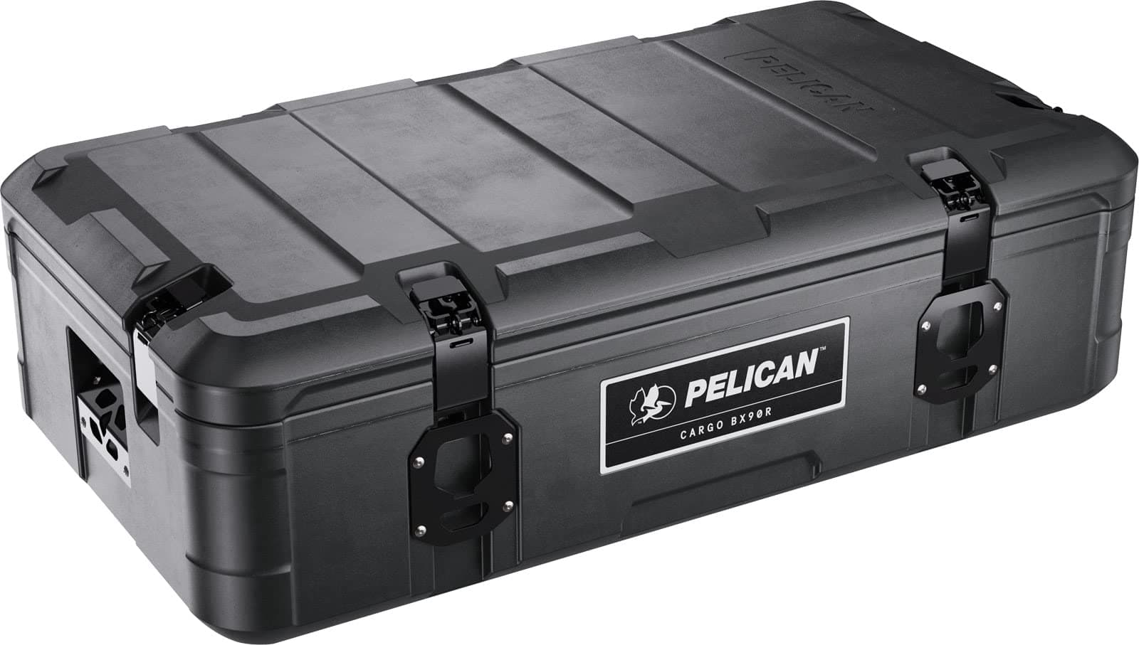 Pelican Uni Hard Case Truck Box Cargo Trunk, Black, cargo case bx90r