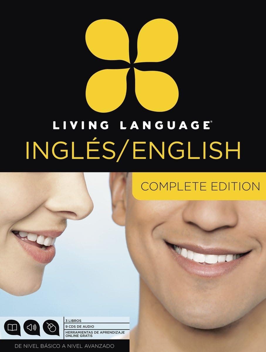Living Language English for Spanish Speakers, Complete Edition (ESL/ELL): Beginner through advanced course, including 3 coursebooks, 9 audio CDs, and free online learning Unabridged Edition