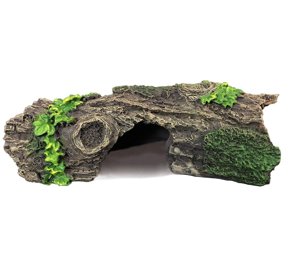SLOCME Aquarium Wood Ornament Fish Tank Trunk Decoration - Driftwood Decor with Cave for Fish and Shrimp to Swim Through Or Hide Out