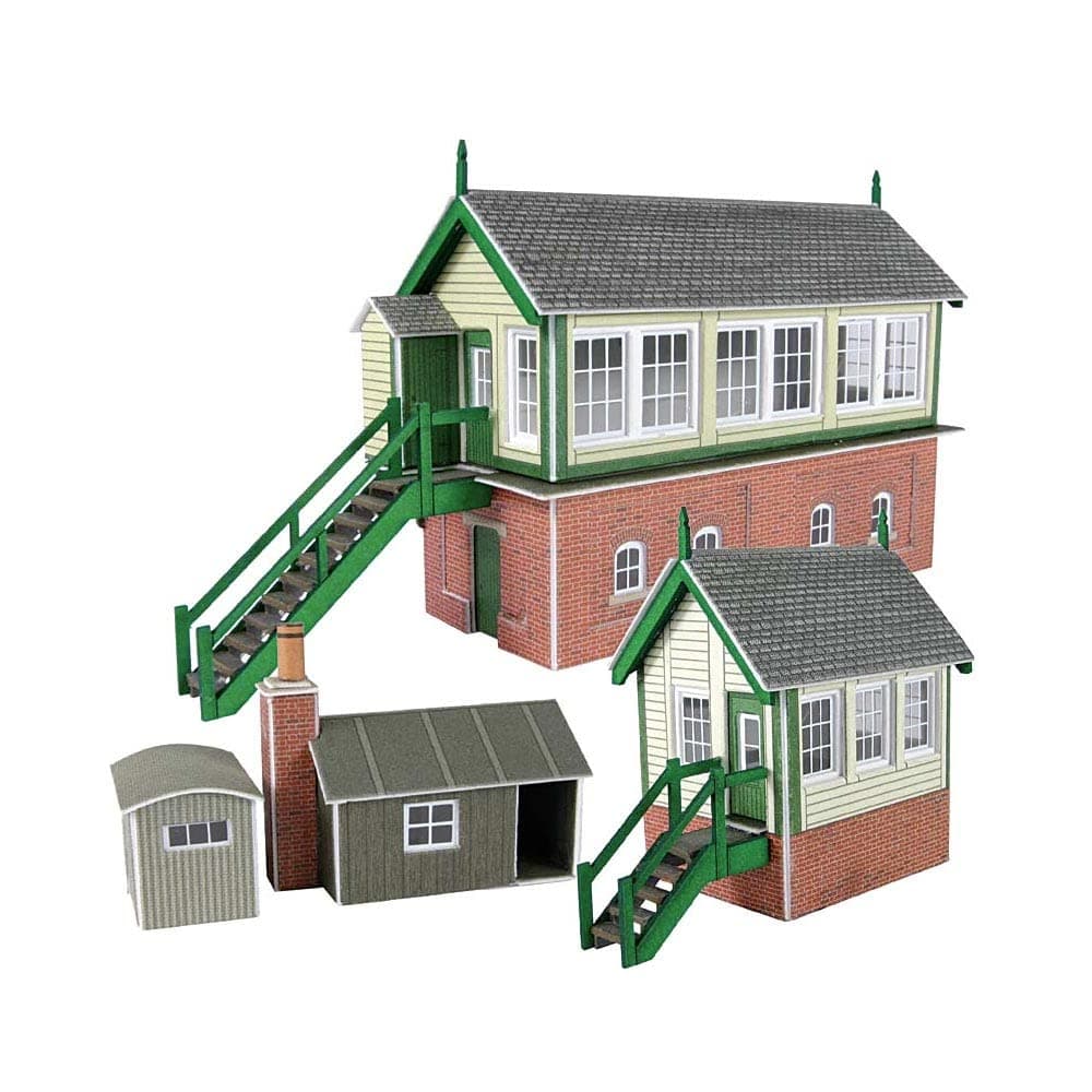 Metcalfe PN133 Signal Box Set Card Kit N Gauge