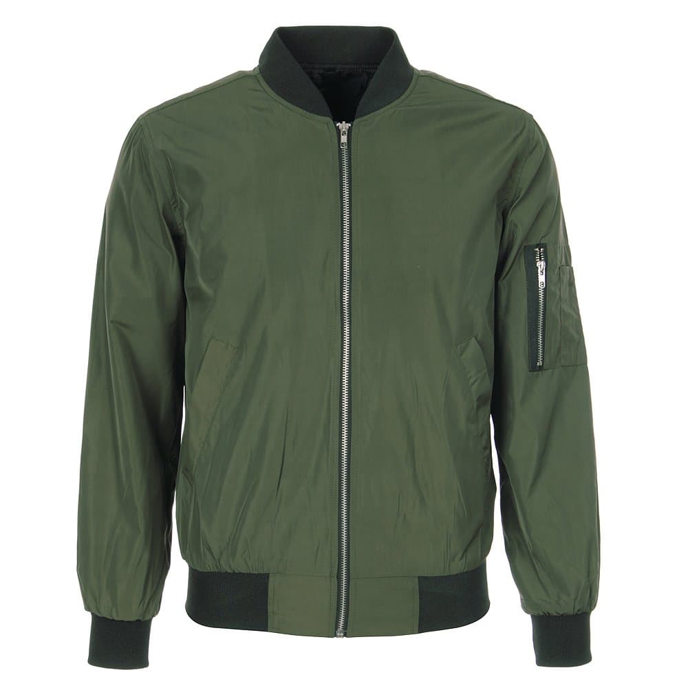 KUNST Men's Premium Lightweight MA-1 Flight Windbreaker Bomber Jacket