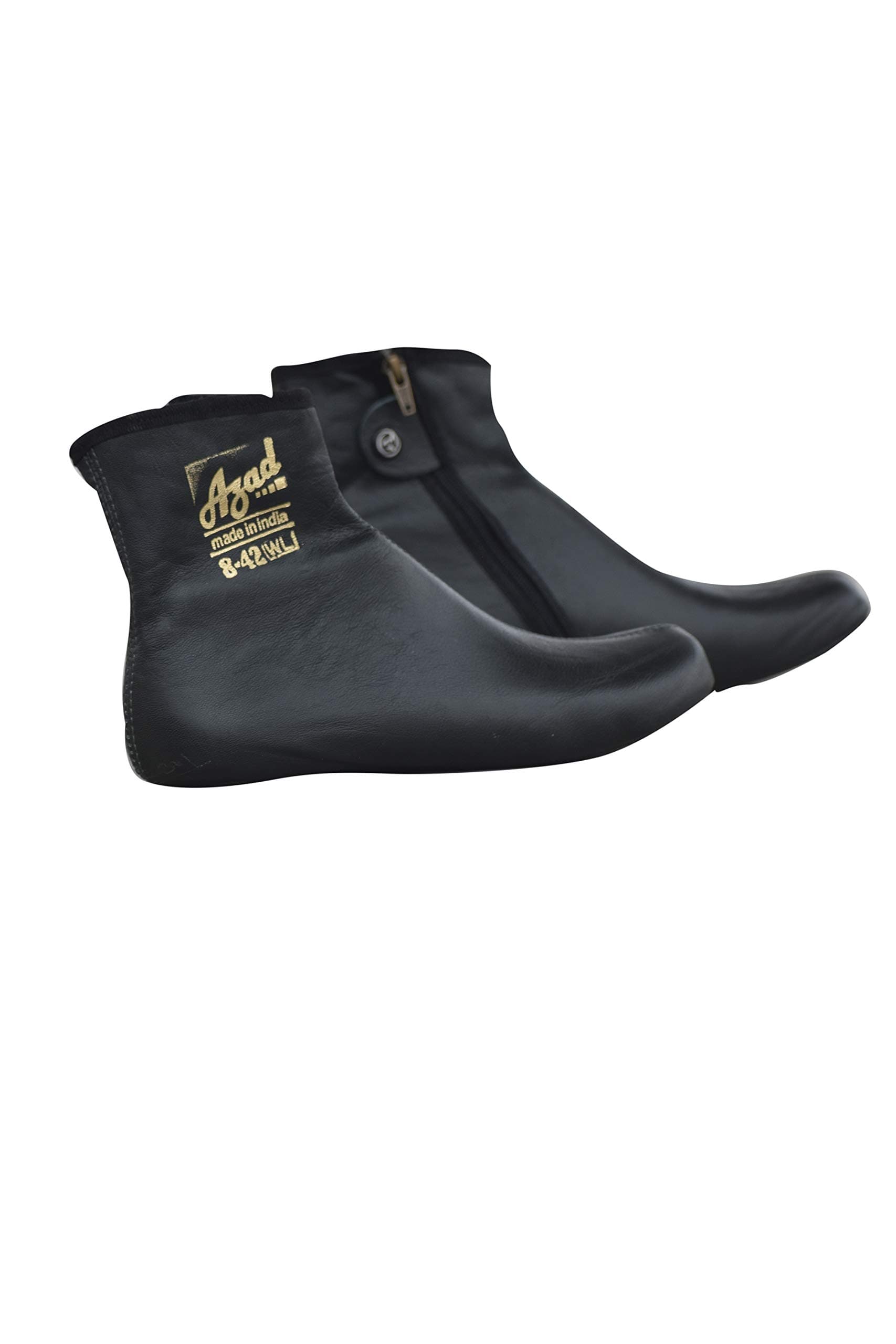 Azad Unisex Ankle Length Leather Socks (Pack of 1)