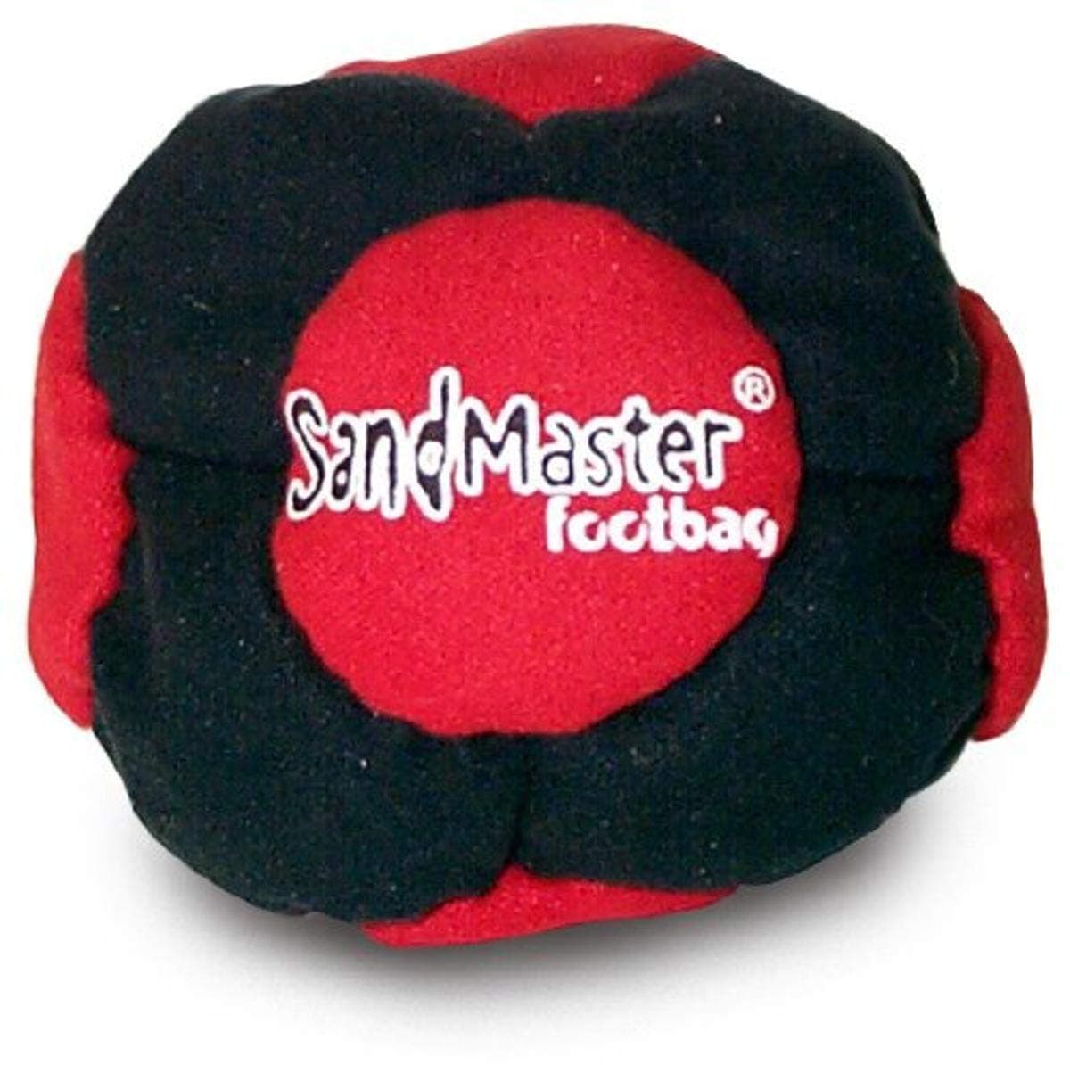 World Footbag SandMaster Hacky Sack Footbag、レッド/ブラック。