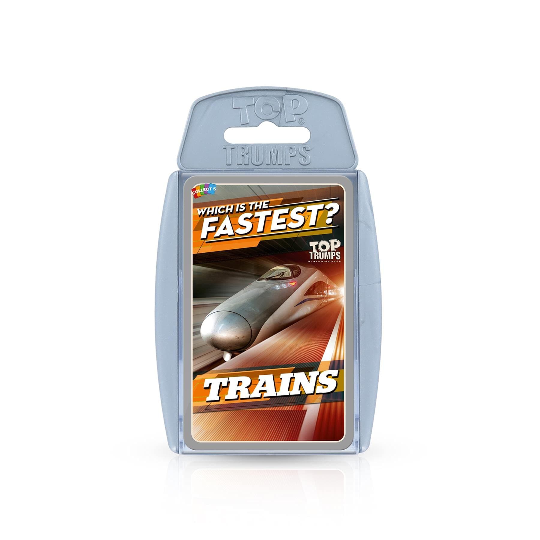 Trains Classics Card Game, learn about the London Underground, German Ice Trains and Beijing Shanghai in this educational packed game, gift for ages 4 plus