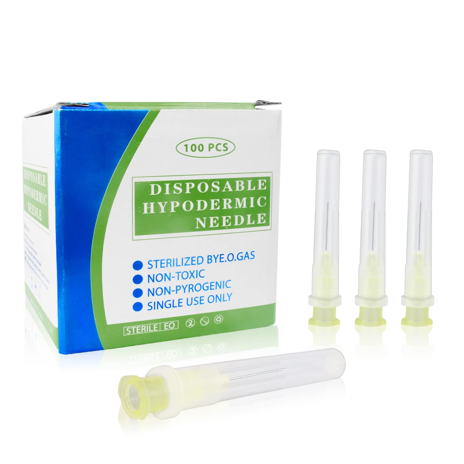 100 Pack 30Ga 0.5IN Lab Accessories,Individually Sealed Supplies