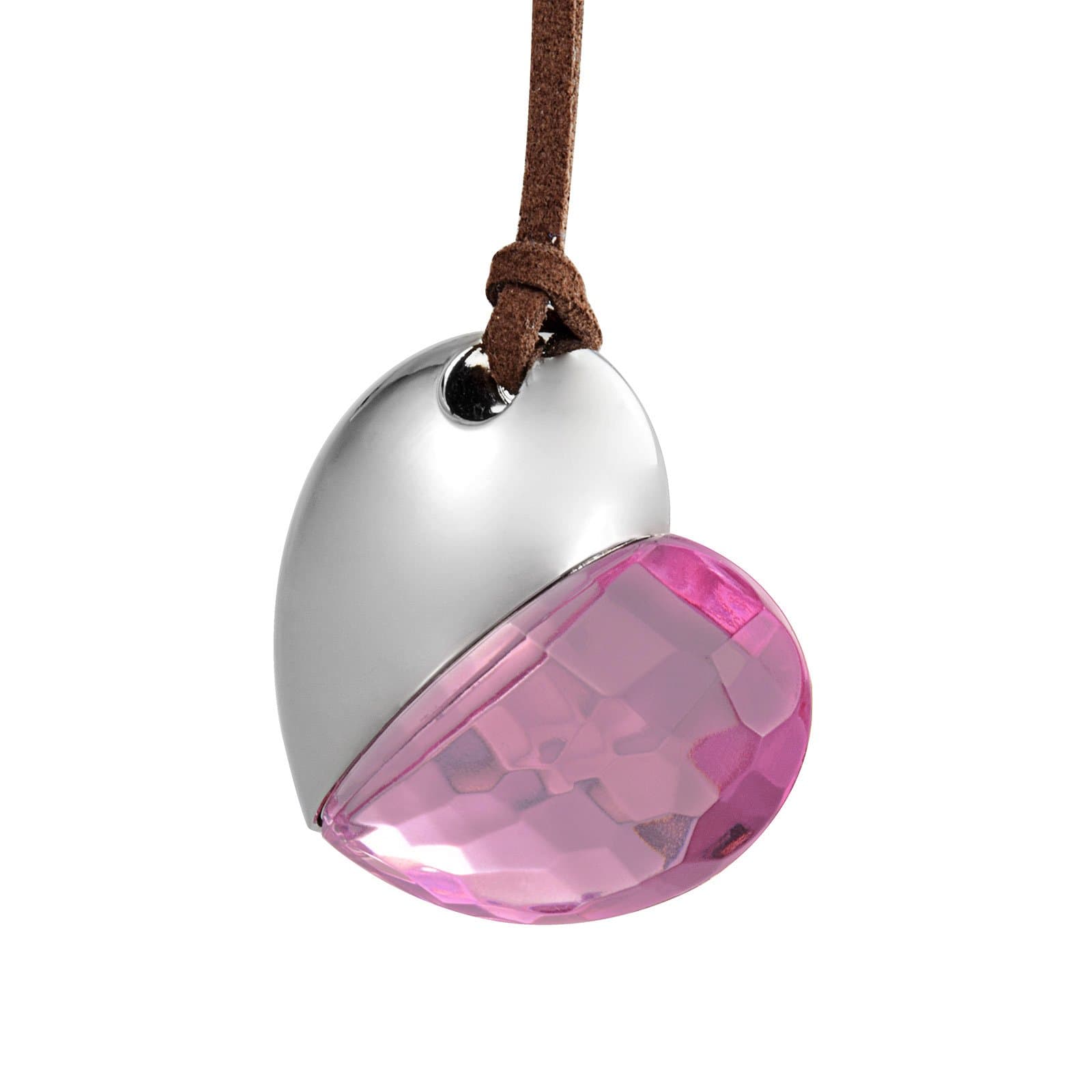 64GB Crystal Heart Shape USB Flash Drive with Necklace ( 64 GB,Pink )
