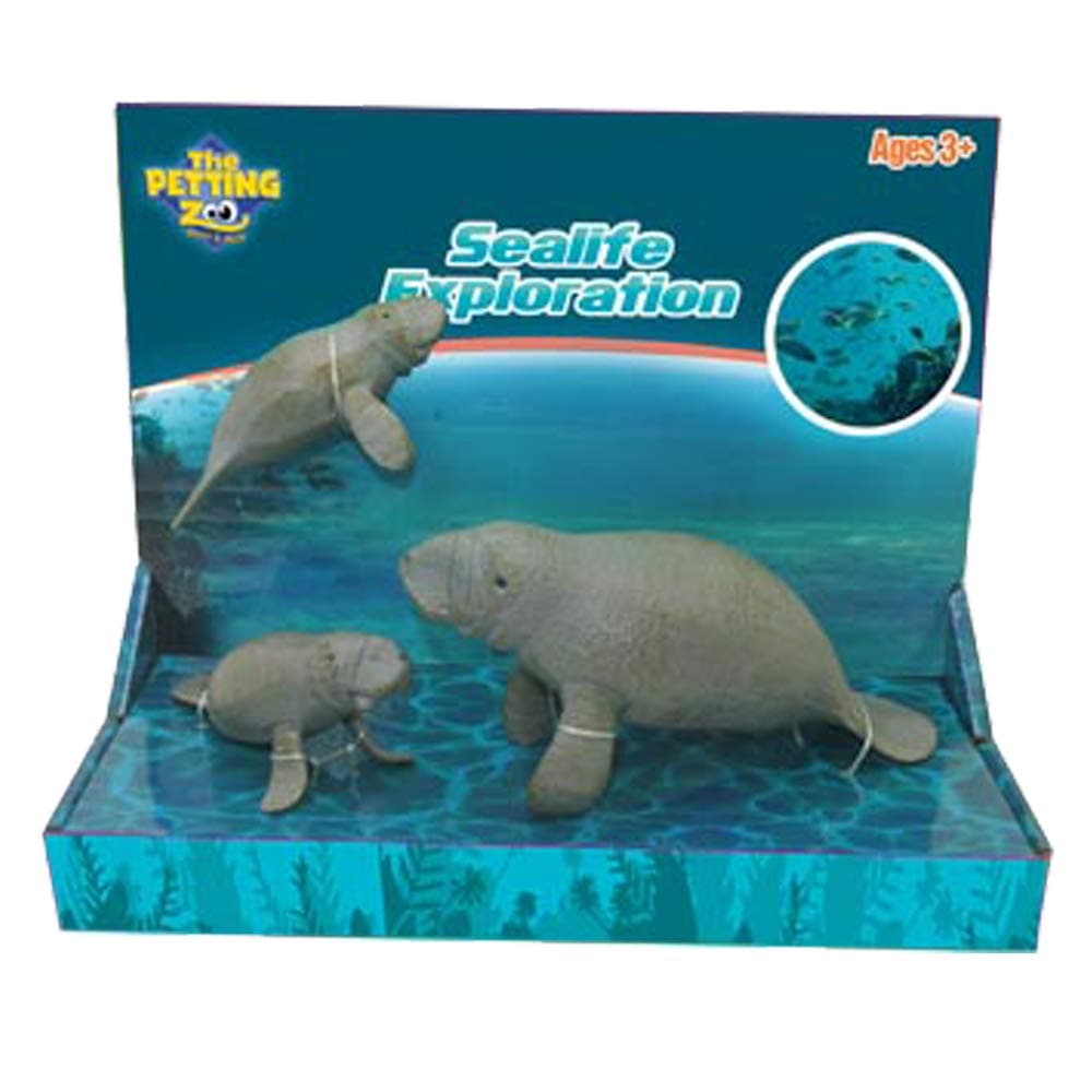The Petting Zoo Sealife Exploration Toy Set (Manatee Family)