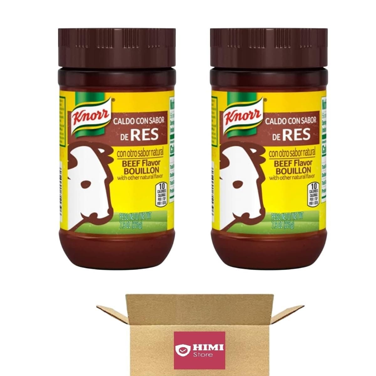 Granulated Bouillon, Variety Pack, Beef Flavor, 7.9oz (Pack of 2)