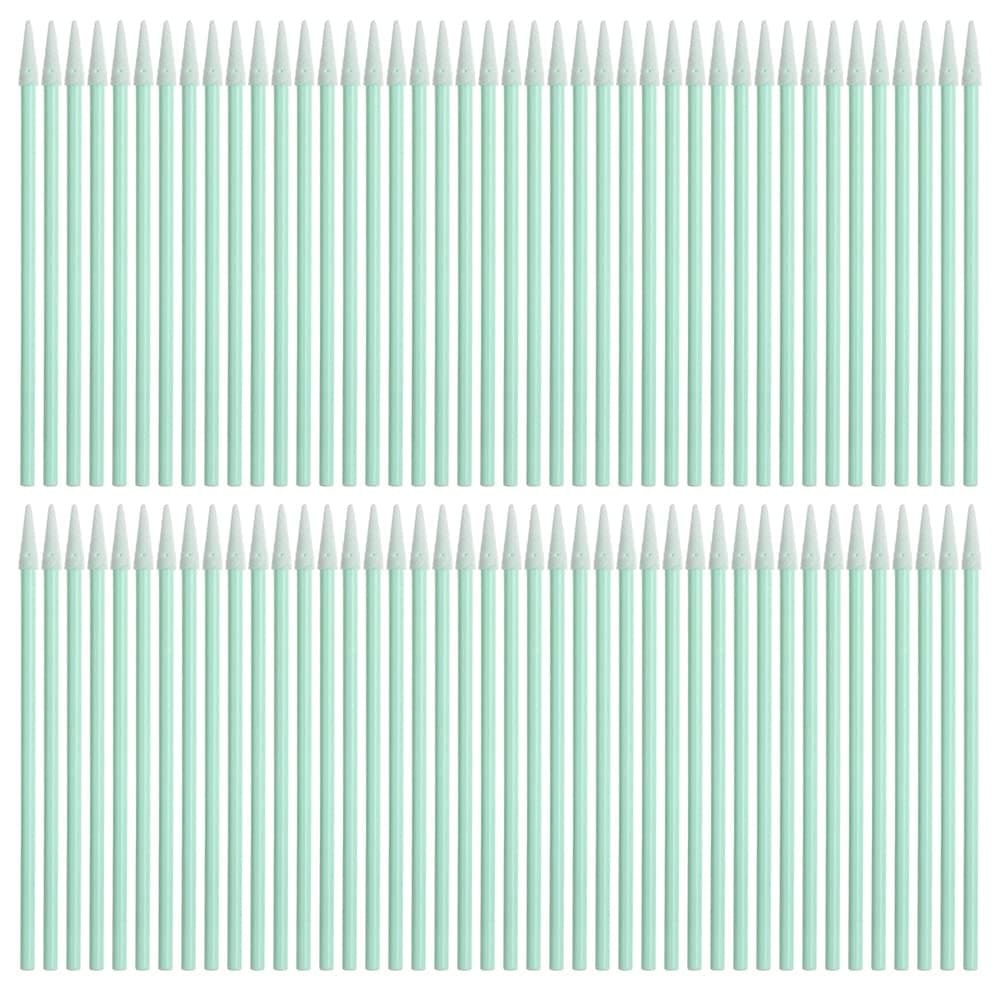 100 Pcs Pointed Foam Swabs Cleaning Swab Cell Phone Cleaning Stick for Cell Phone USB Charging Port Camera Lens Computer Electronic Equipment Printer Optical Equipment