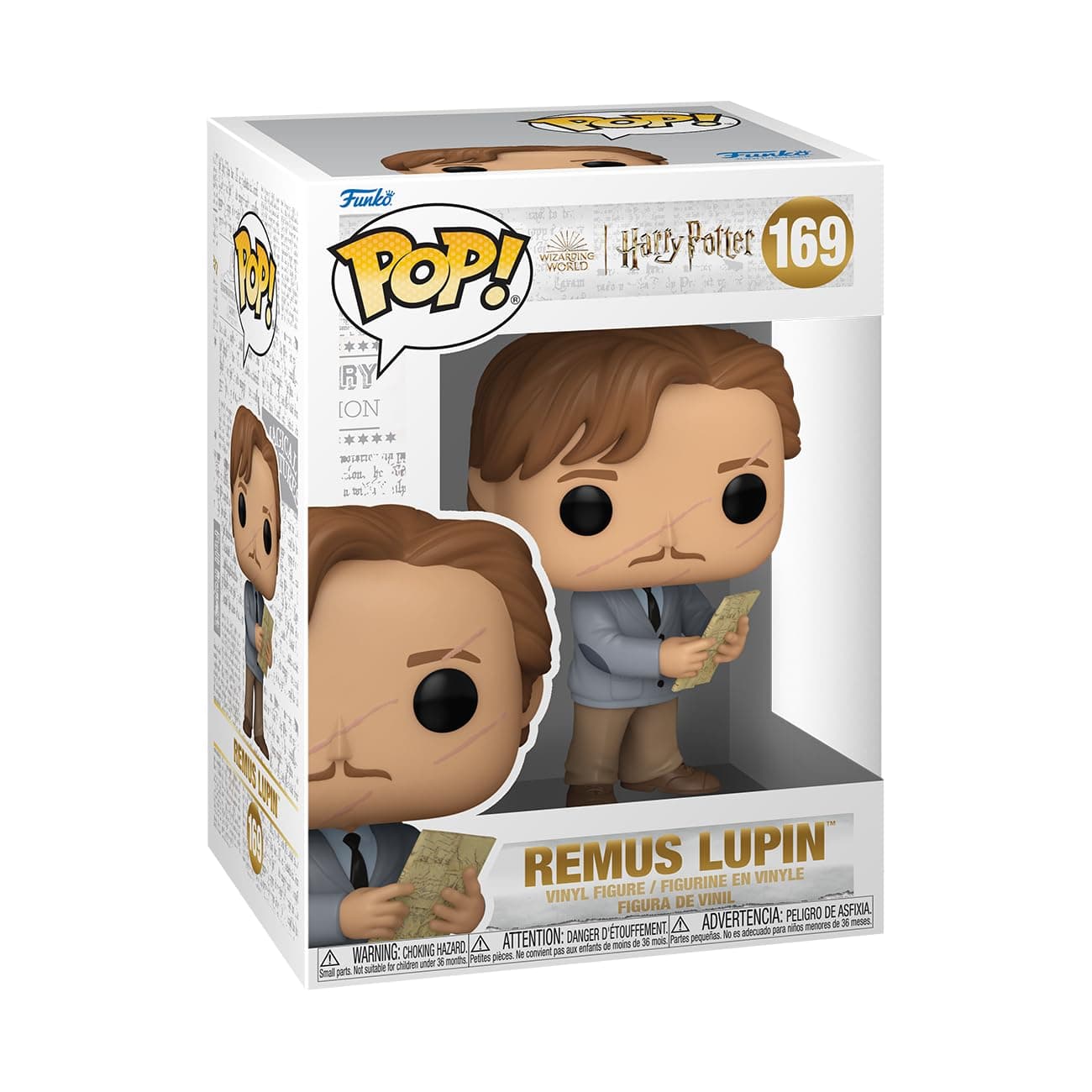 Funko Pop! Movies: Harry Potter Prisoner Of Azkaban - Remus Lupin With Map - Collectable Vinyl Figure - Gift Idea - Official Merchandise - Toys for Kids & Adults - Movies Fans