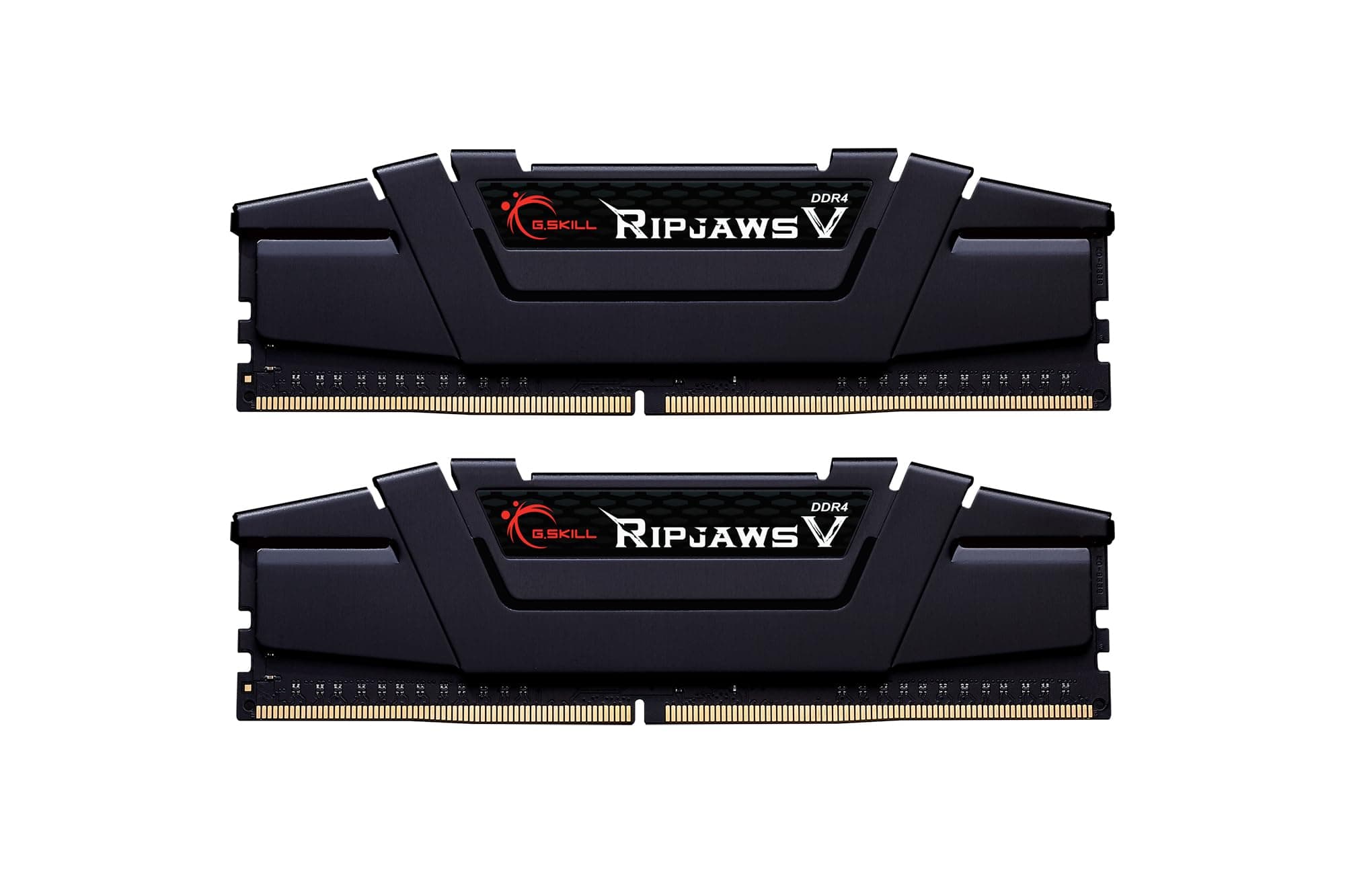 Ripjaws V 16GB (2x8GB) DDR4-3200MHz CL16-18-18-38 1.35V Desktop Memory RAM - F4-3200C16D-16GVKB, Black