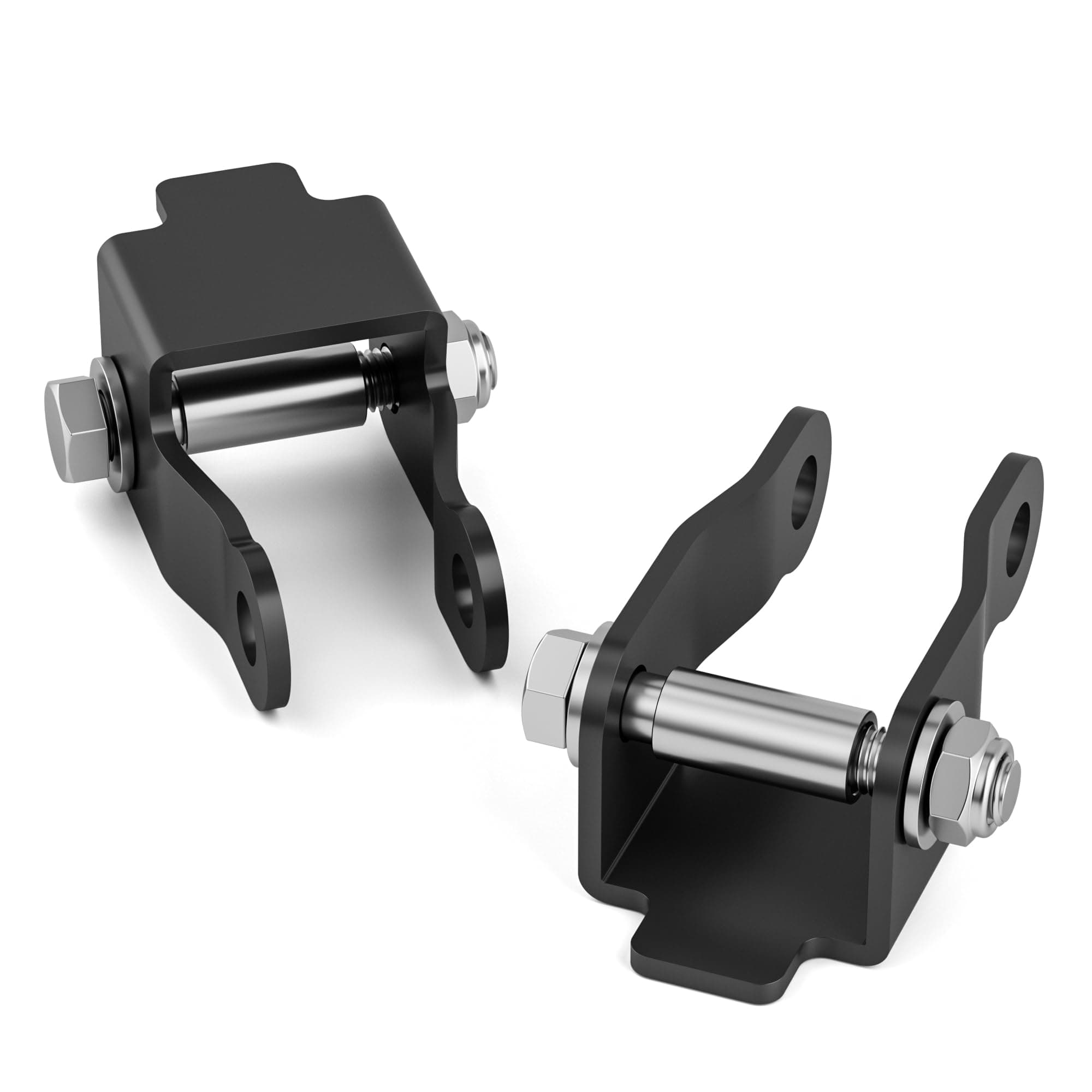 KSP PERFORMANCE 4"-6" Shock Extenders Fit Silverado Sierra 1500, Shock Extension Kit for 1999-2006 Chevy Silverado GMC Sierra 1500 All Cabs, Rear Lowering Shock Mount Drop Shock Brackets