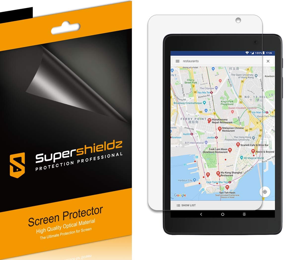 Supershieldz (3 Pack) Designed for Gateway 8 inch Tablet (GATA30812 Model Only) Screen Protector, High Definition Clear Shield (PET)