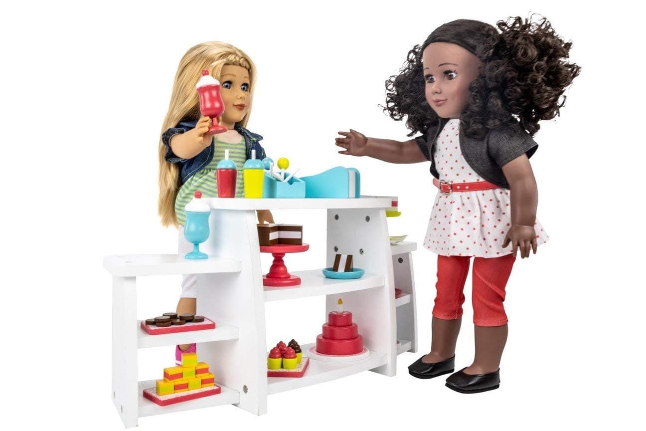 Playtime by Eimmie Doll Food & Bakery Set - Doll Accessories - Bakery Toys for 18 Inch Doll