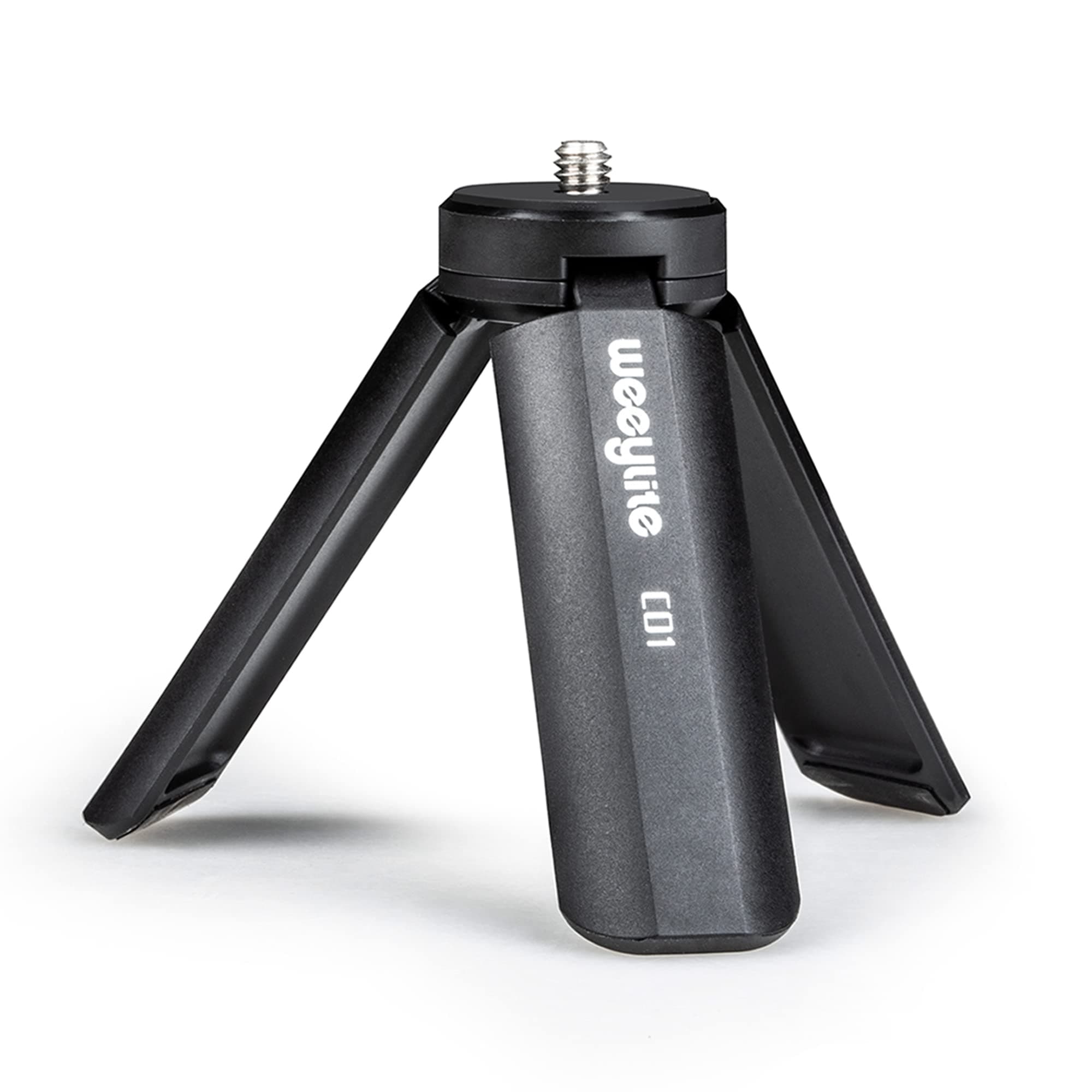 weeylite K21 Mini Tripod,Desktop Stand with 1/4" Screw Interface, Suitable for Fill Light, Mobile Phone Holder