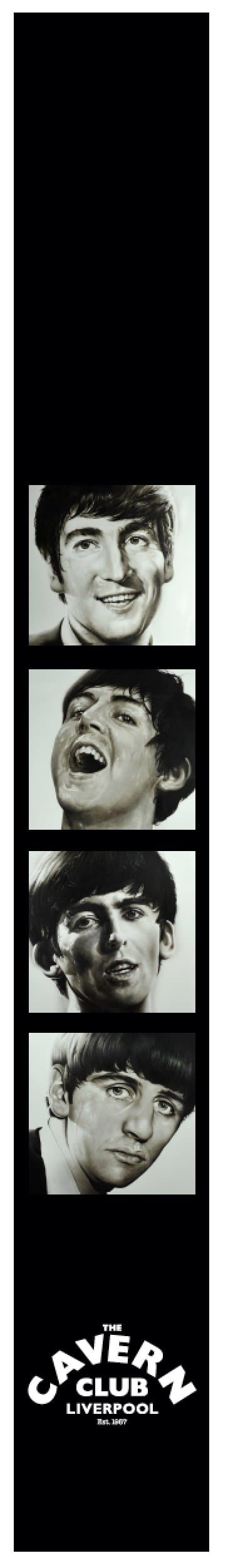 HDmirrorR CAVERN CVS01 Fab Faces Guitar Strap