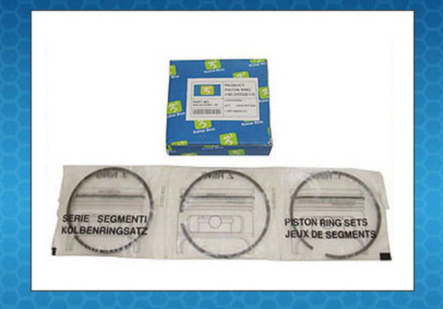 Kubota 15361-21090 Replacement Piston Ring Assembly for Tractor, 5mm Size