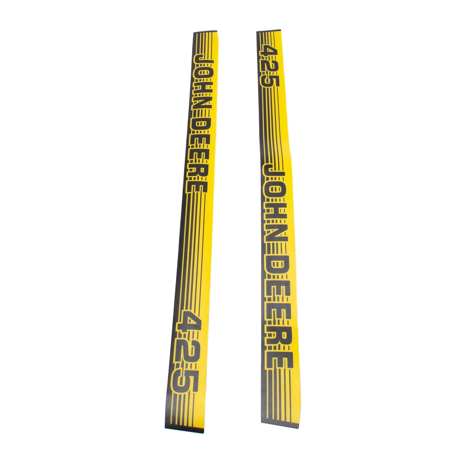 John Deere 425 hood decal set for tractors under serial 070000 M116142 M116143