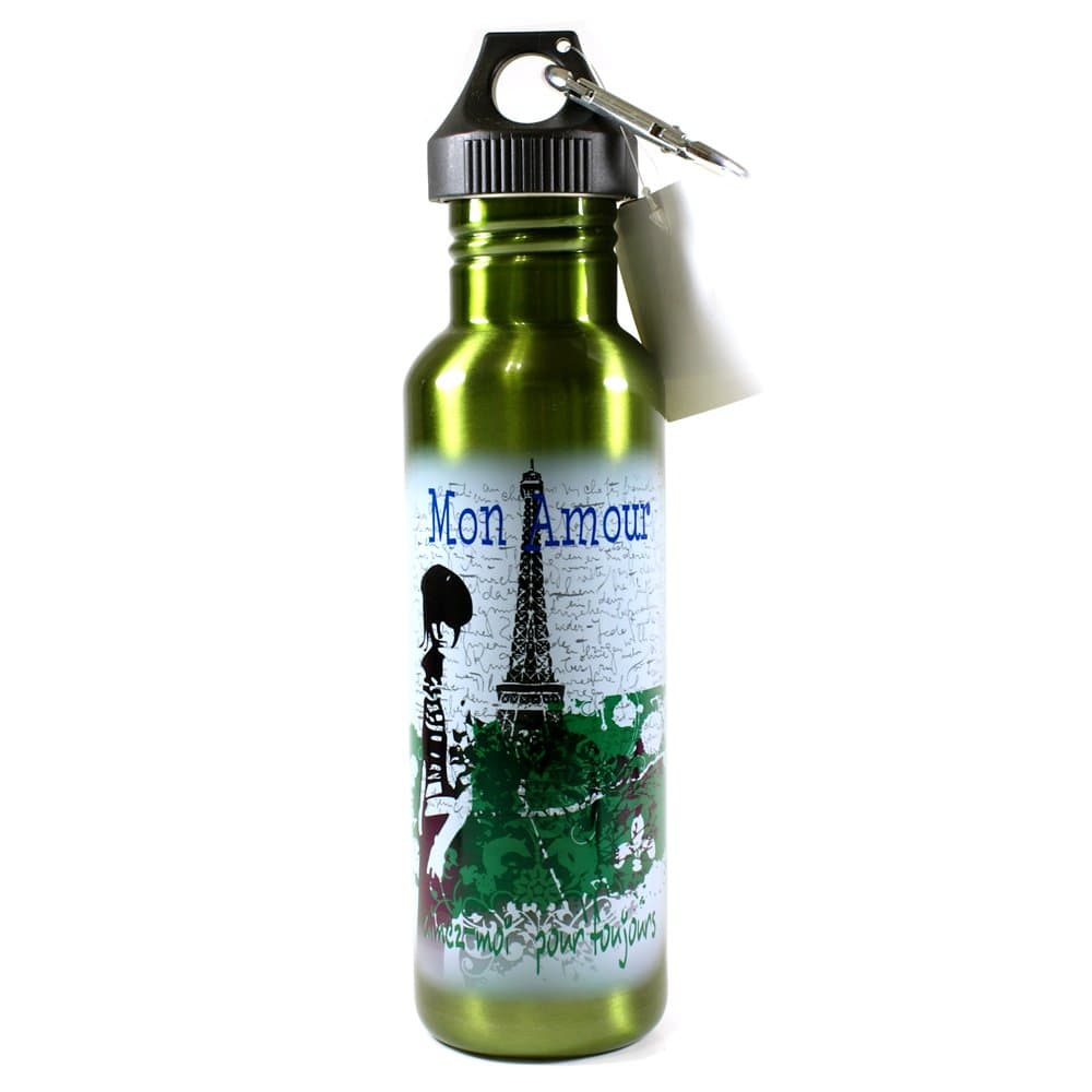 Eco Fusion 25OZ"Euro Style" BPA-Free Stainless Steel Lightweight Drinking Water Bottle