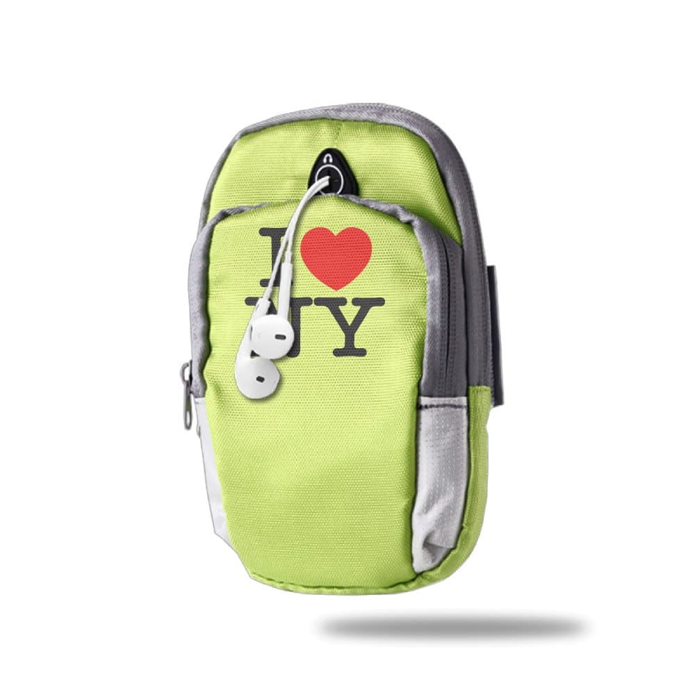 Erjran I Love New York Multifunctional Bag KellyGreen