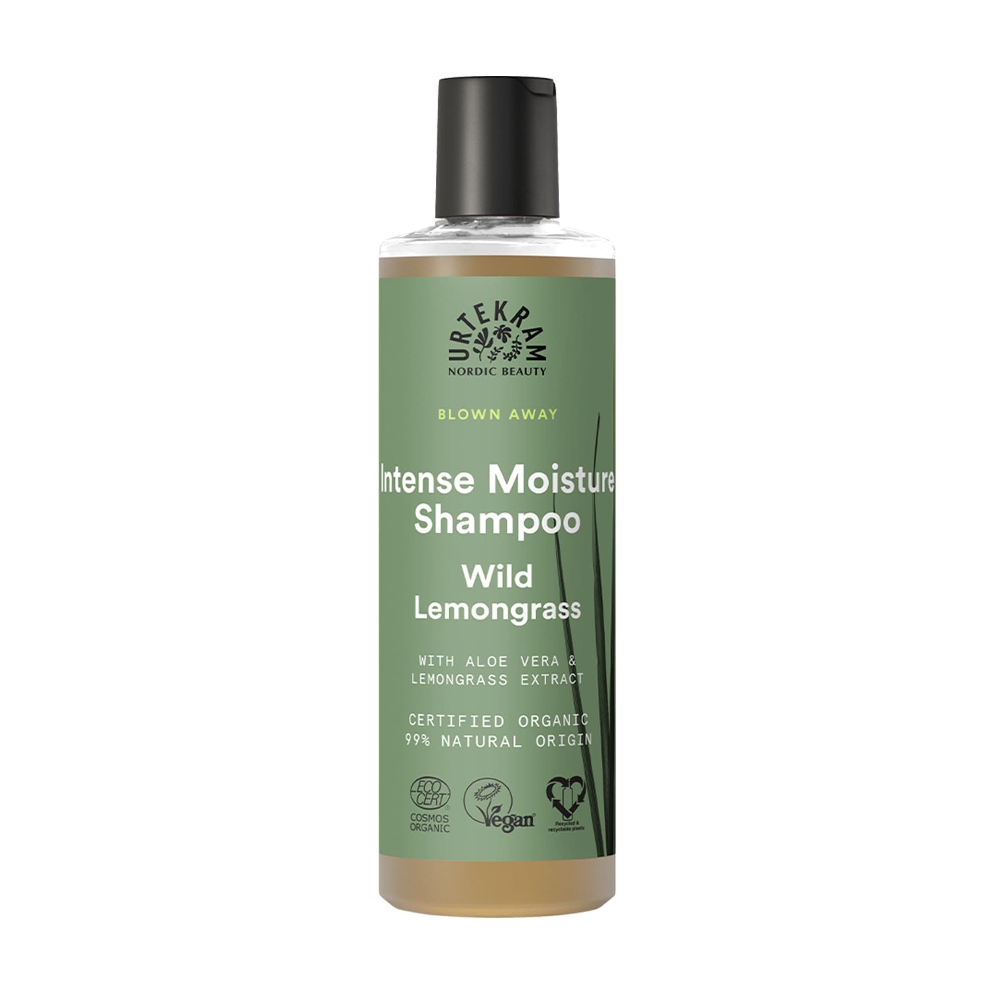 Shampoo - Wild Lemongrass - Intense moisture - 250 ml, Vegan, Organic, Natural Origin