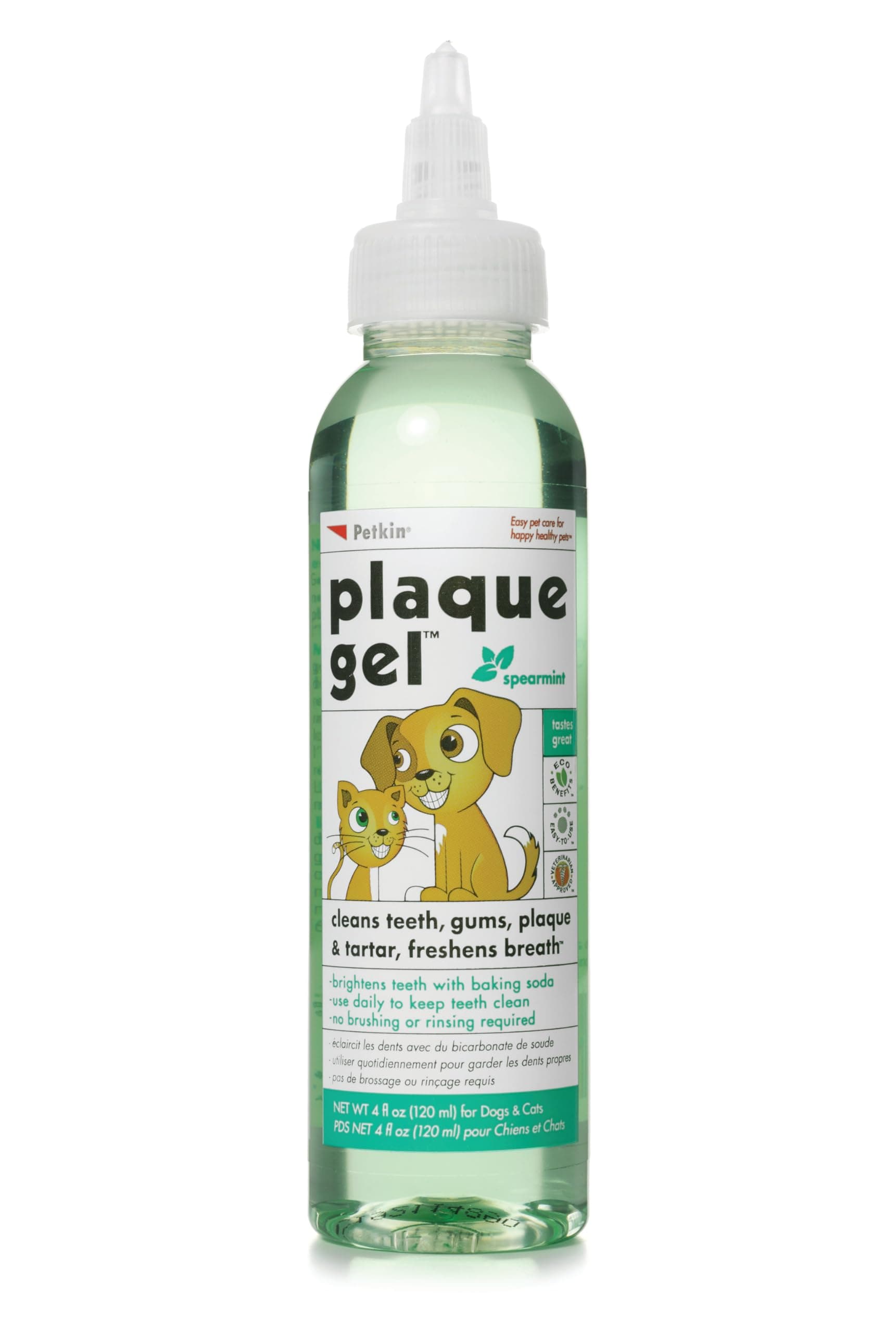 Plaque Remover Gel – Cleans Teeth and Gums, Removes Plaque and Tartar - Freshens Breath and Whitens Teeth with Baking Soda - Ideal for Daily Use, No Brushing or Rinsing - 4 fl oz