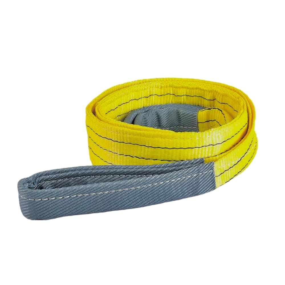 Conclood India Polyester Webbing Sling | Lifting Belt | Yellow Colour | Use for Handling materials in warehouses & logistics | Lifts & secure heavy loads (3 Ton 3 Meter).