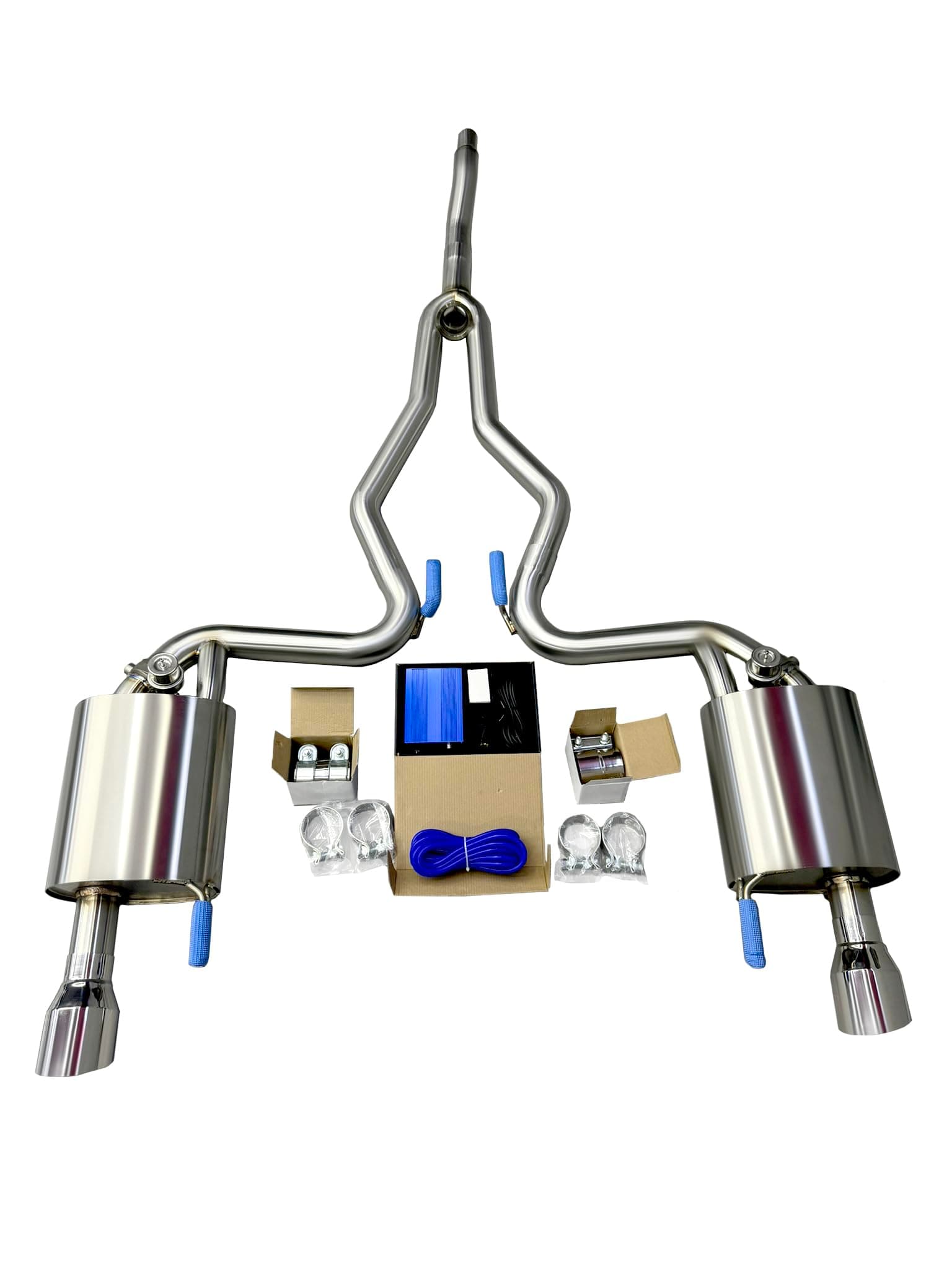 Ford Mustang EcoBoost Exhaust system with flaps and remote control