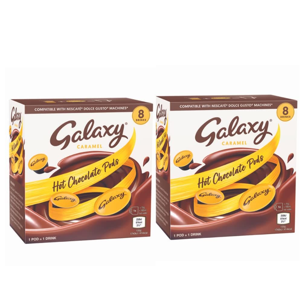 cafféluxeGalaxy Caramel Hot Chocolate Pods | 16 Servings Dolce Gusto Hot Chocolate Pods | Dolce Gusto Compatible Capsules
