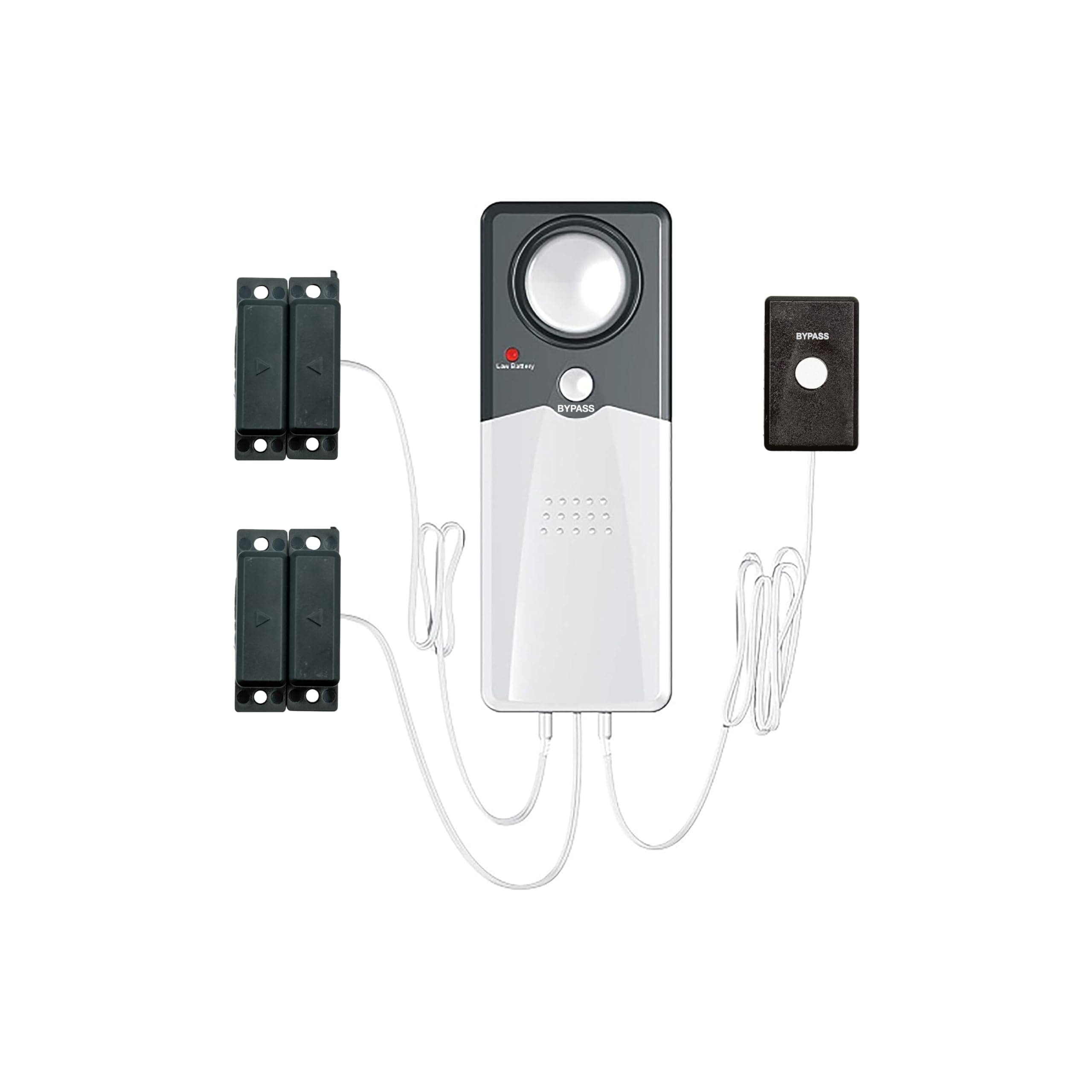 S189 Ultra Slim Safe Pool Alarm for Kids, ETL Listed UL 2017 Compliant, Indoor/Outdor Weather Resistant, 110db Loud Alarm with 2X Bypass Buttons, Gray, 1Count