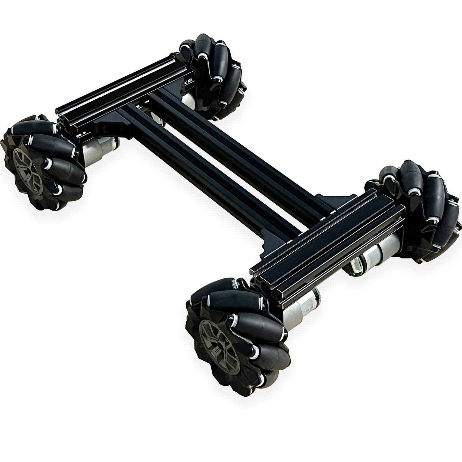 Premium 4WD Mecanum Wheel Robot Car Chassis Kit, Smart Remote Control Metal Chassis, DIY RC Robotic Moving Platform with DC Encoder Motor for Arduino, Raspberry Pie, Microbit, Education, Experiment