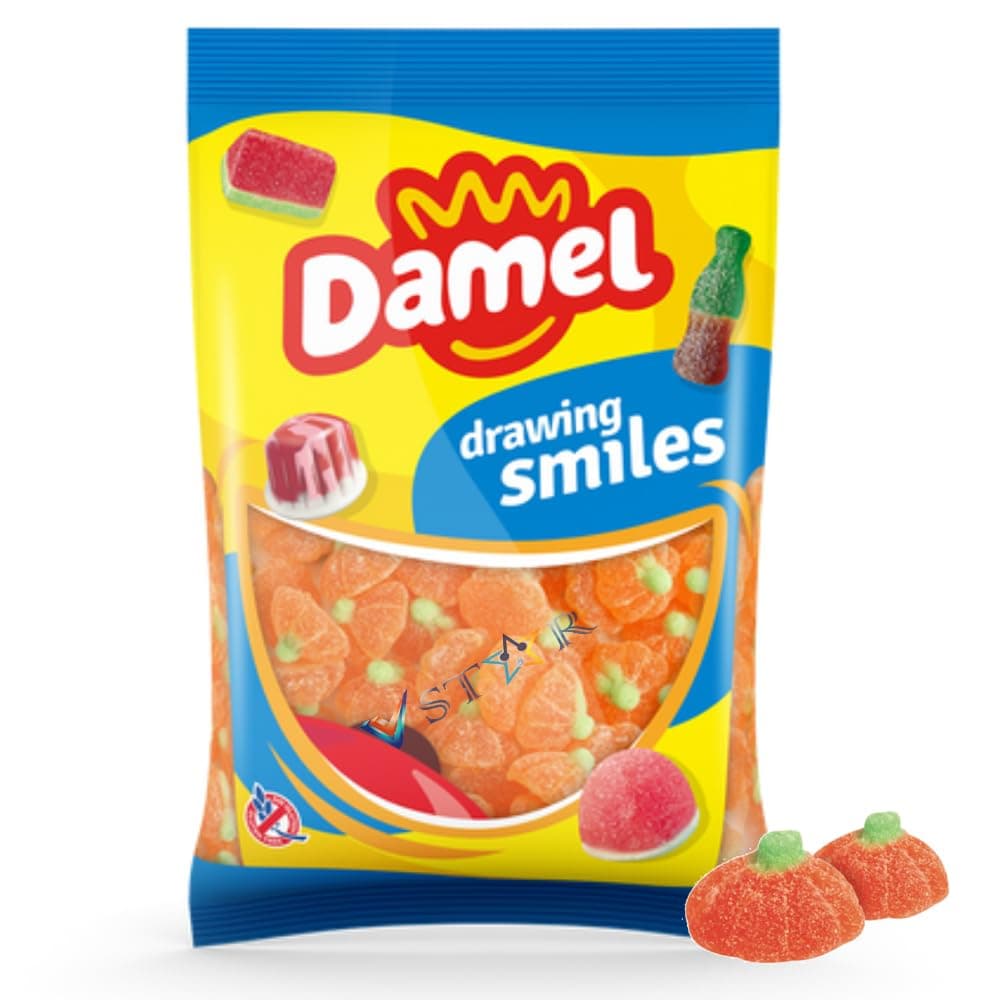 Damel Variety Flavour Sweet Bag 1kg (Tangerines)