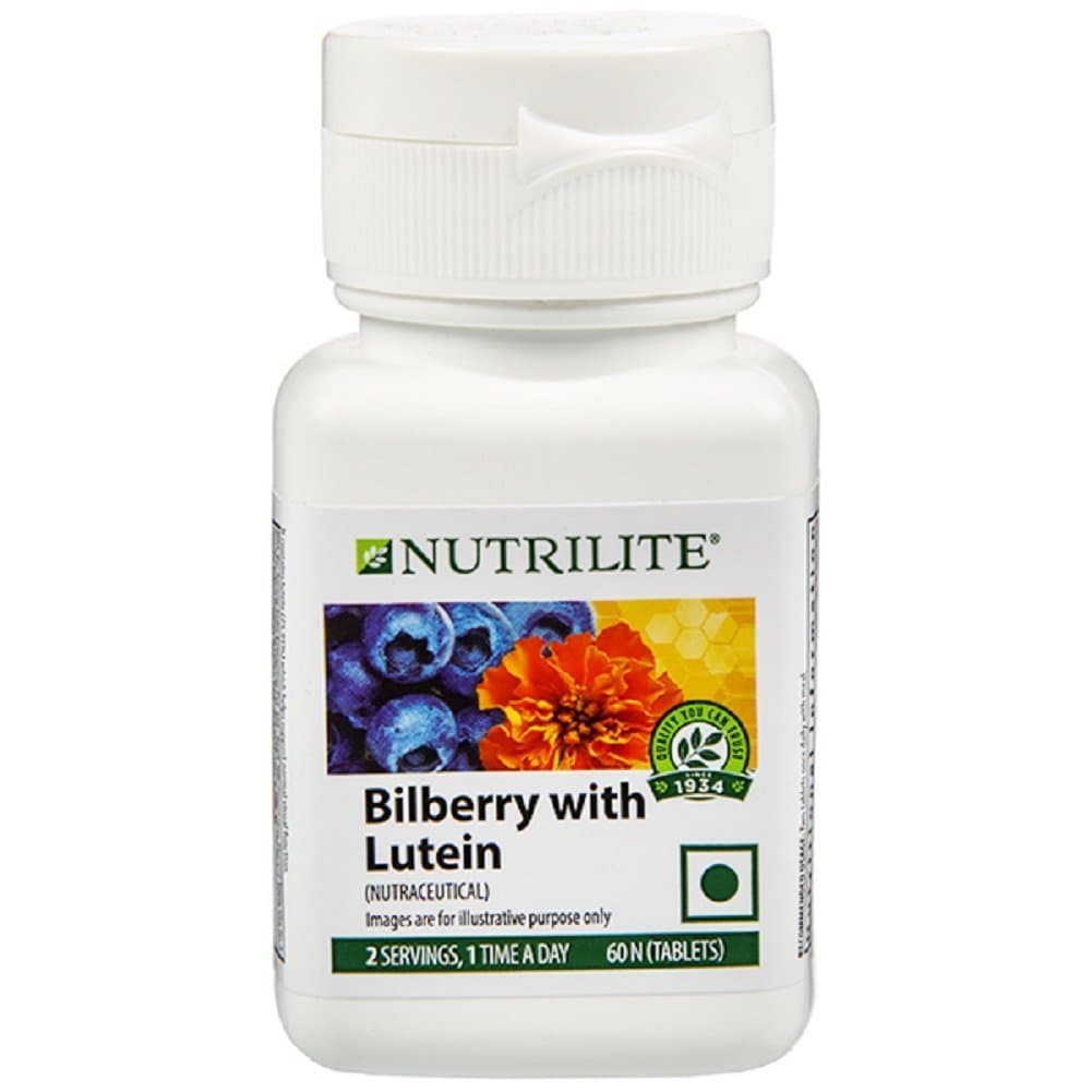 Nutrilite Vision Health With Lutein 60 Tab Bilberry With Lutein,Pack of 60N Tablets, 20 grams