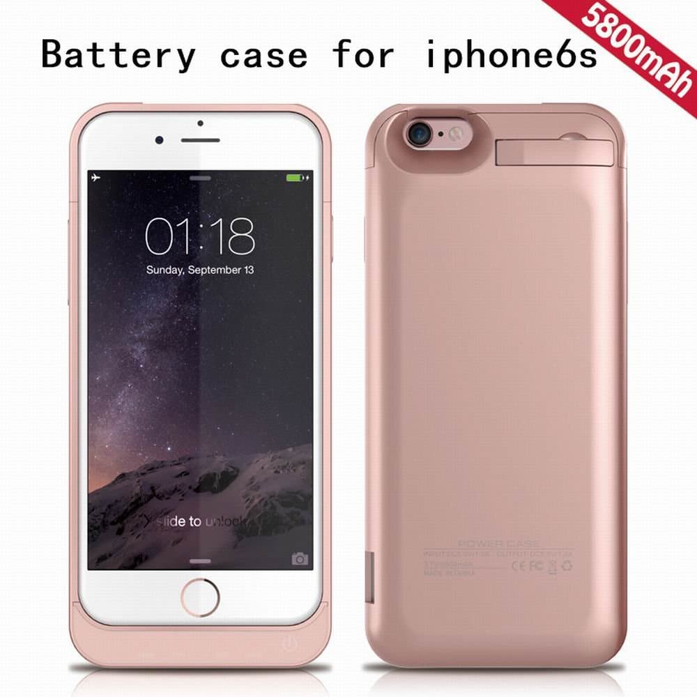 Battery Case for Iphone 6/6s 4.7inch with 5800mah,shipped By Express Dhl/fedex/ups (Rose Gold)