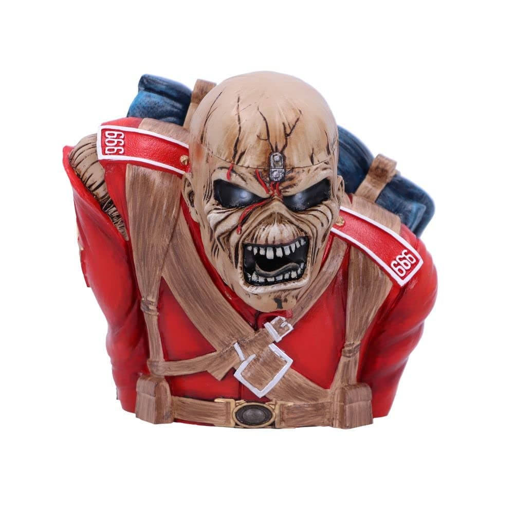 Nemesis Now Officially Licensed Iron Maiden The Trooper Bust Box (Small) Red, 12cm