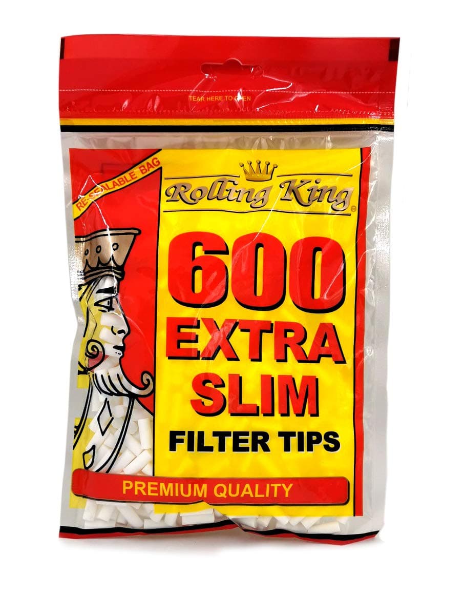 Extra Slim Filter Tips - 600 Tips per Bag