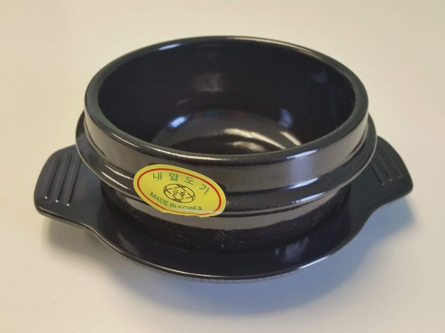 Korean Dolsot Stone Bowl 5.5 Inch with Trivet (For Bibimbap and Soup)