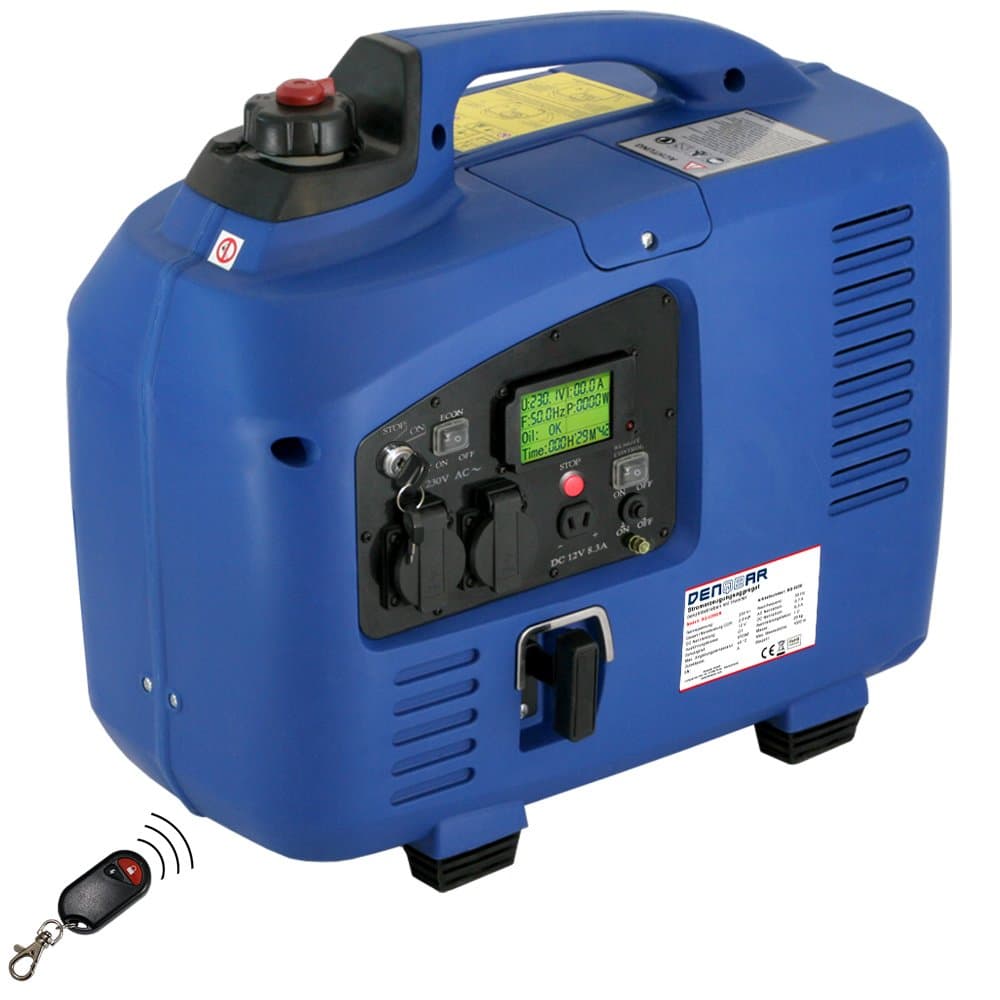 Denqbar 2.2 kW E-Start & Remote Silent Suitcase Digital Inverter Generator