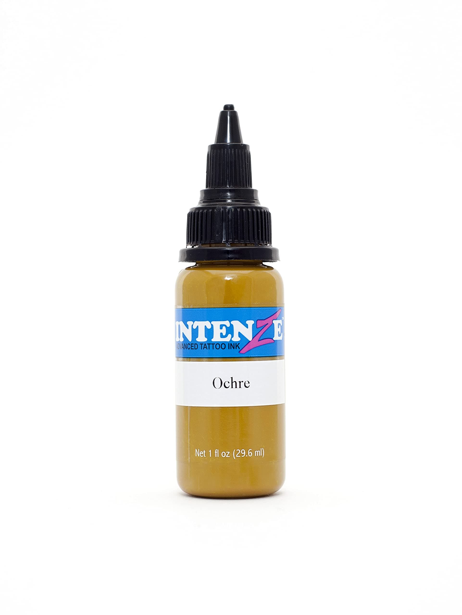 INTENZE Tattoo Farbe braun 30ml - Ochre - Das Original: Farbecht & absolut steril - Tattoo Tinte vegan - Tattoo Ink für lebendiges permanent Tattoo
