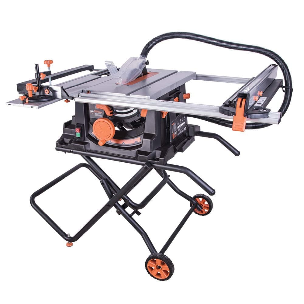 Evolution Power Tools Rage 5-S Table Saw, Multi-Purpose & Portable, Cuts Wood, Metal, Plastic & More, 255 mm (110 V)