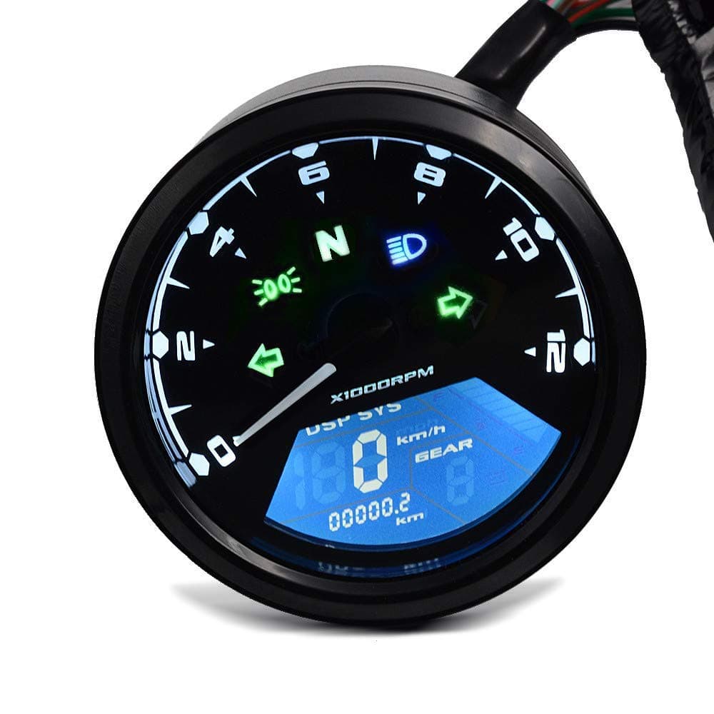 Digital Speedometer compatible with Royal Enfield Bullet/Himalayan TM1