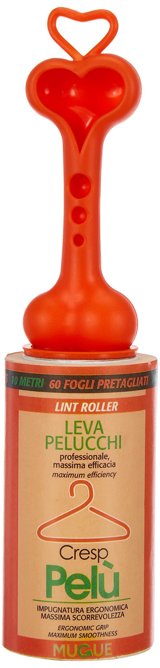 Mugue 28003/12 Pelù Cresp Professional Lint Remover Adhesive Brush, Maximum Efficiency