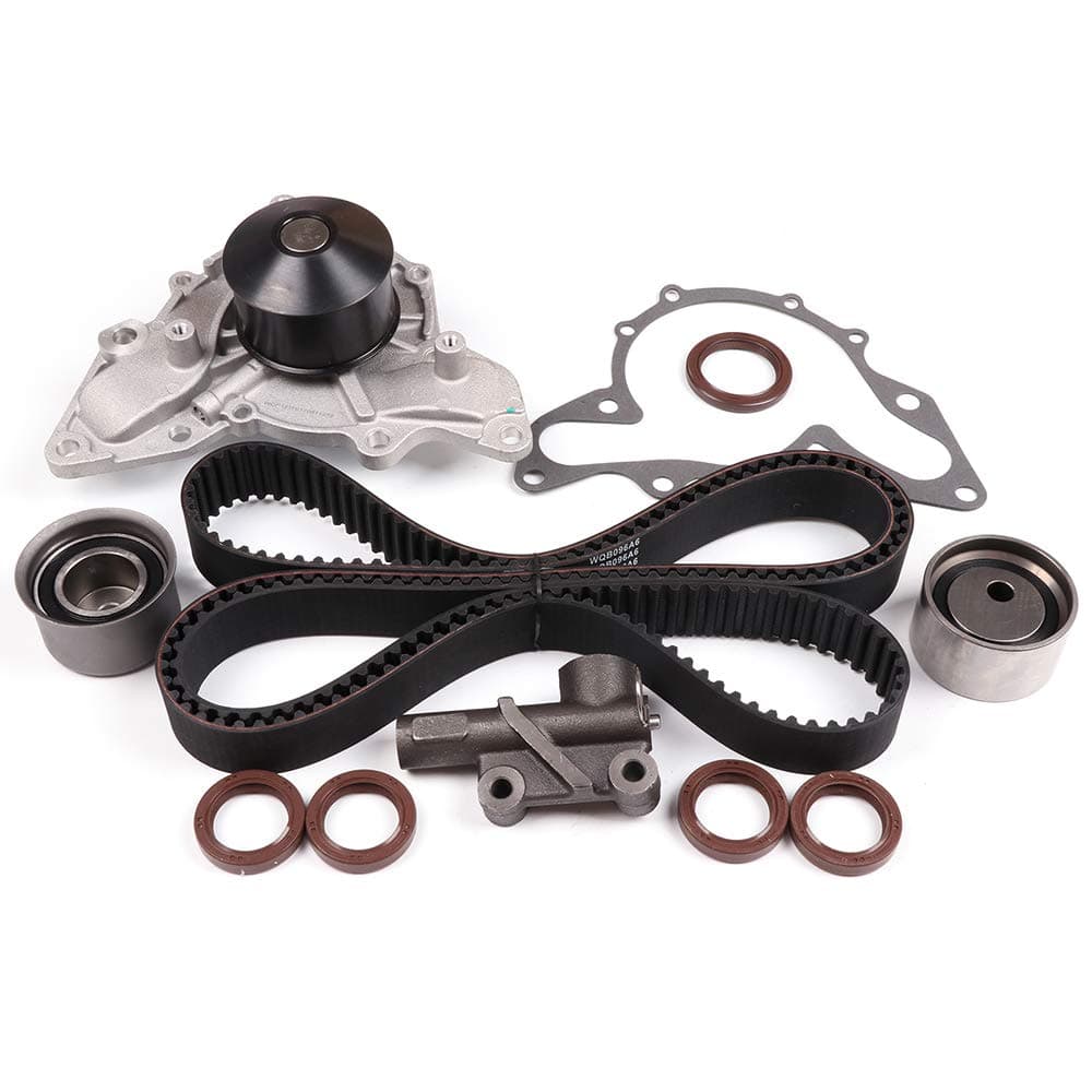 ECCPPTiming Belt Kit with Water Pump Compatible 2003 2004 2005 2006 For Kia Sorento V6 3.5L TCKWP323A TS26323 146-1130 25100-39802