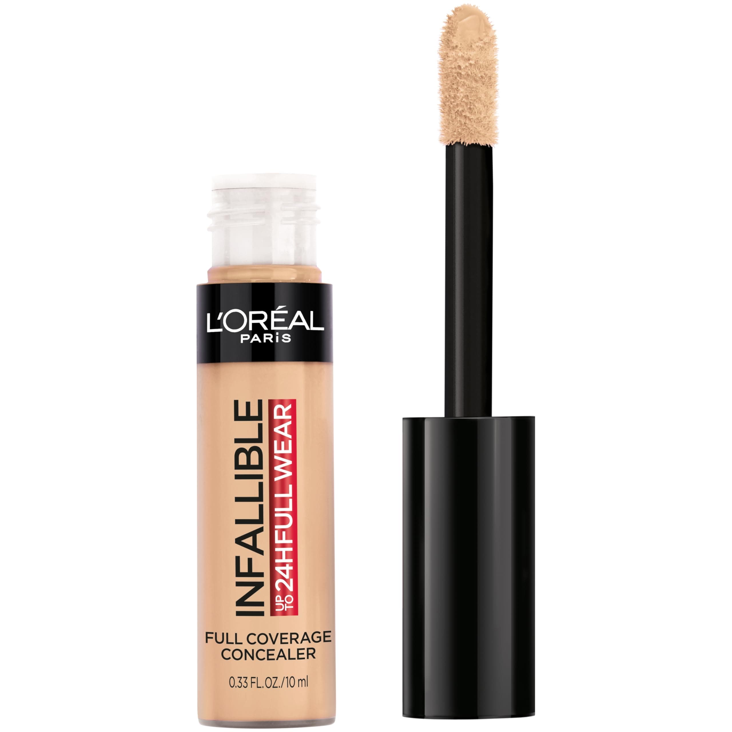 L'Oreal Paris Makeup Infallible Full Wear Waterproof Matte Concealer, Full Coverage, Pecan, 0.33 fl. oz.