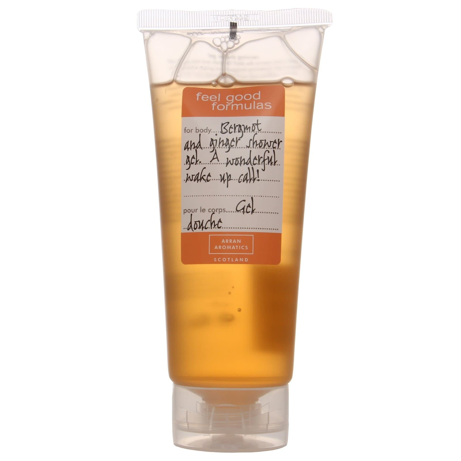 Arran Aromatics Bergamont and Ginger Shower Gel. A Wonderful Wake up Call! 200ml / 7 Oz