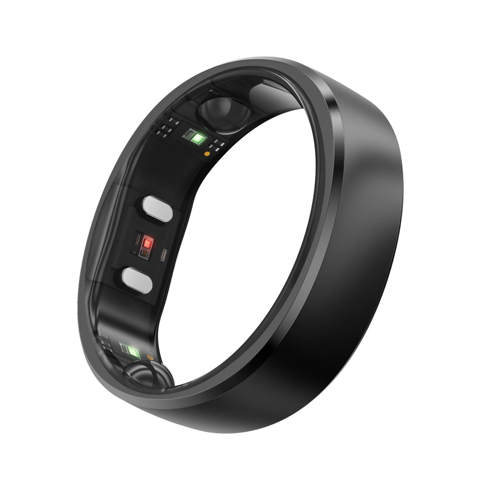 RingConn Gen 2, World’s First Smart Ring with Sleep Apnea Monitoring, No APP Subscription, 12-Day Battery Life, Stress/Heart Rate/Women's Health Tracker, Android & iOS Compatible (Black, Size 10)