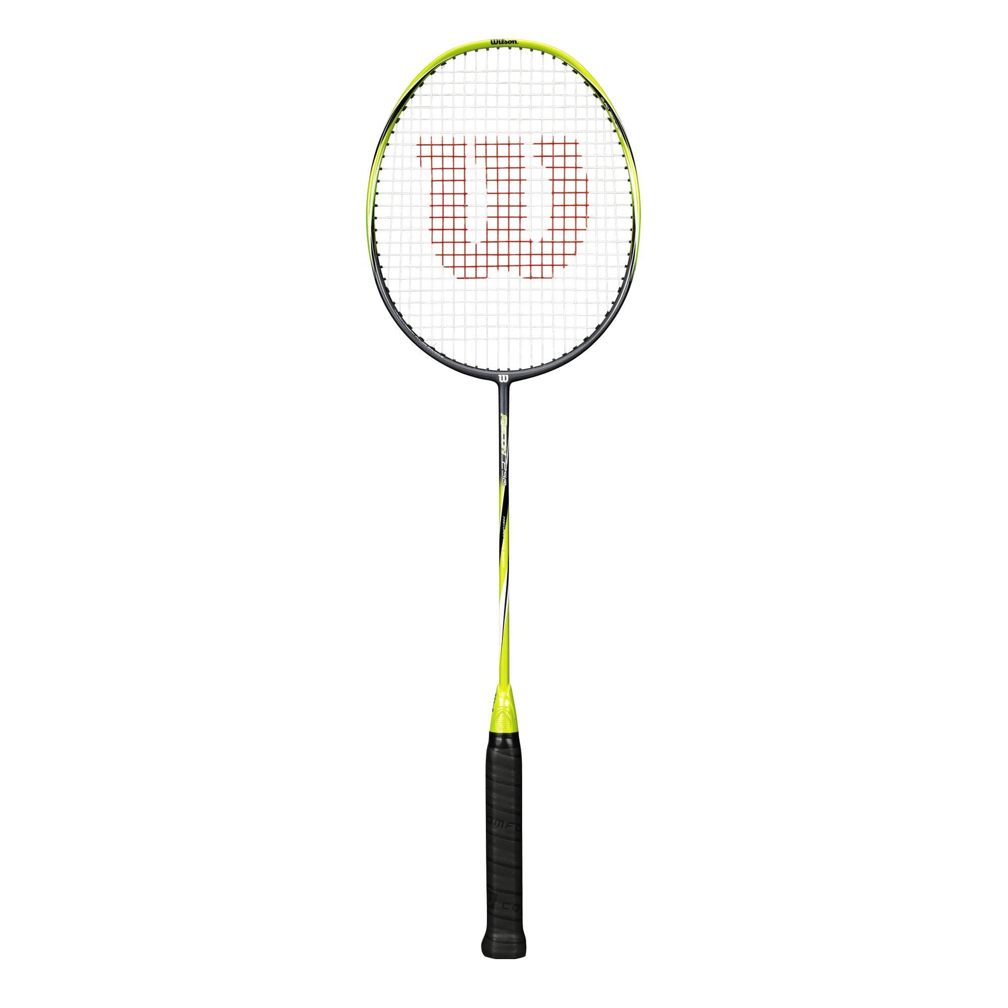 Wilson Recon Badminton Racket Recon 250, Yellow/Grey, One Size (Size 4), 1/2 Cover