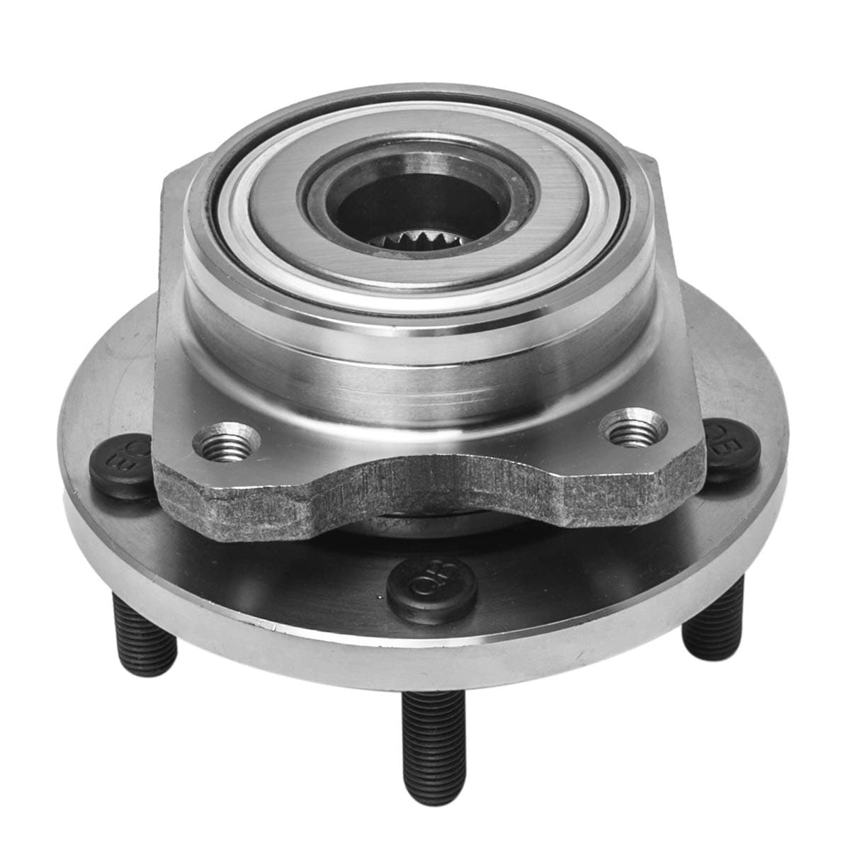 Front Wheel Hub and Bearing Assembly (Fits Vehicles Without 14 Inch Wheels) Compatible With Chrysler Prowler Town & Country Dodge Caravan Plymouth Voyager AUQDD 513123 [5 Lug Hub]