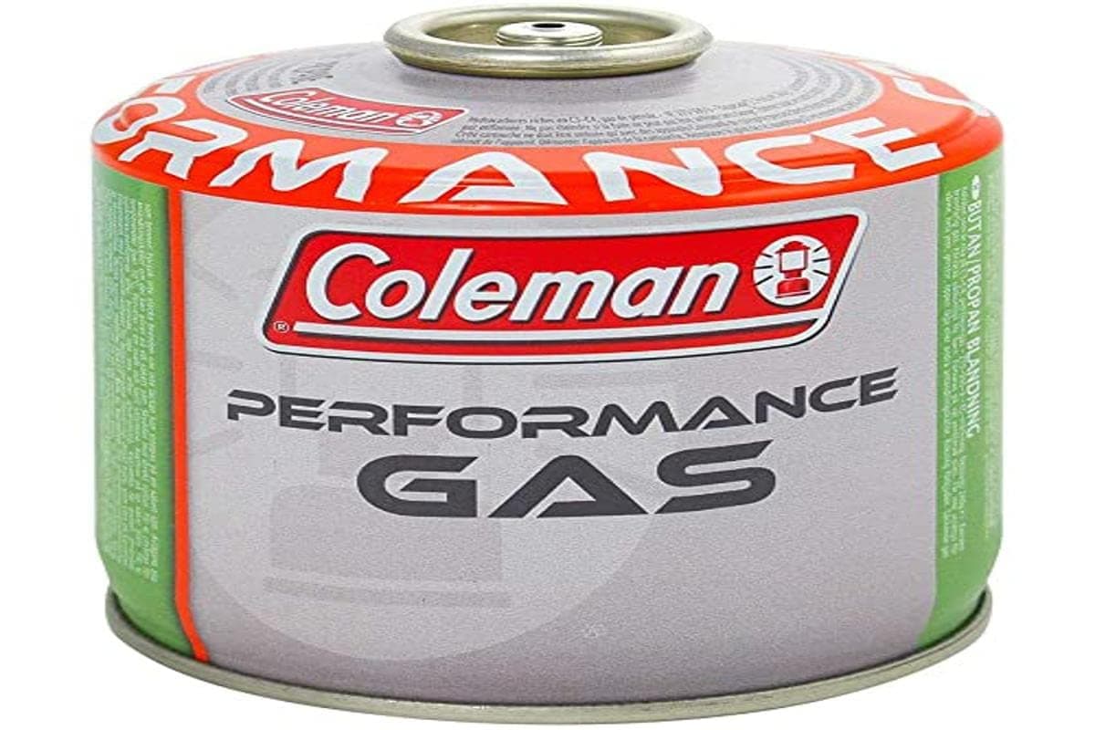 C300 Performance Gas Cartridge with Valve, for Camping Kitchen, Compact and Sealable Container